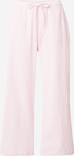 Lindex Pyjamahousut värissä pastellinpinkki / valkoinen, Tuotenäkymä