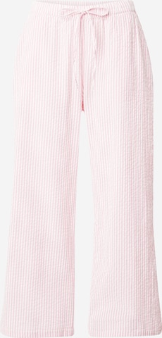 Lindex Pyžamové kalhoty – pink: přední strana