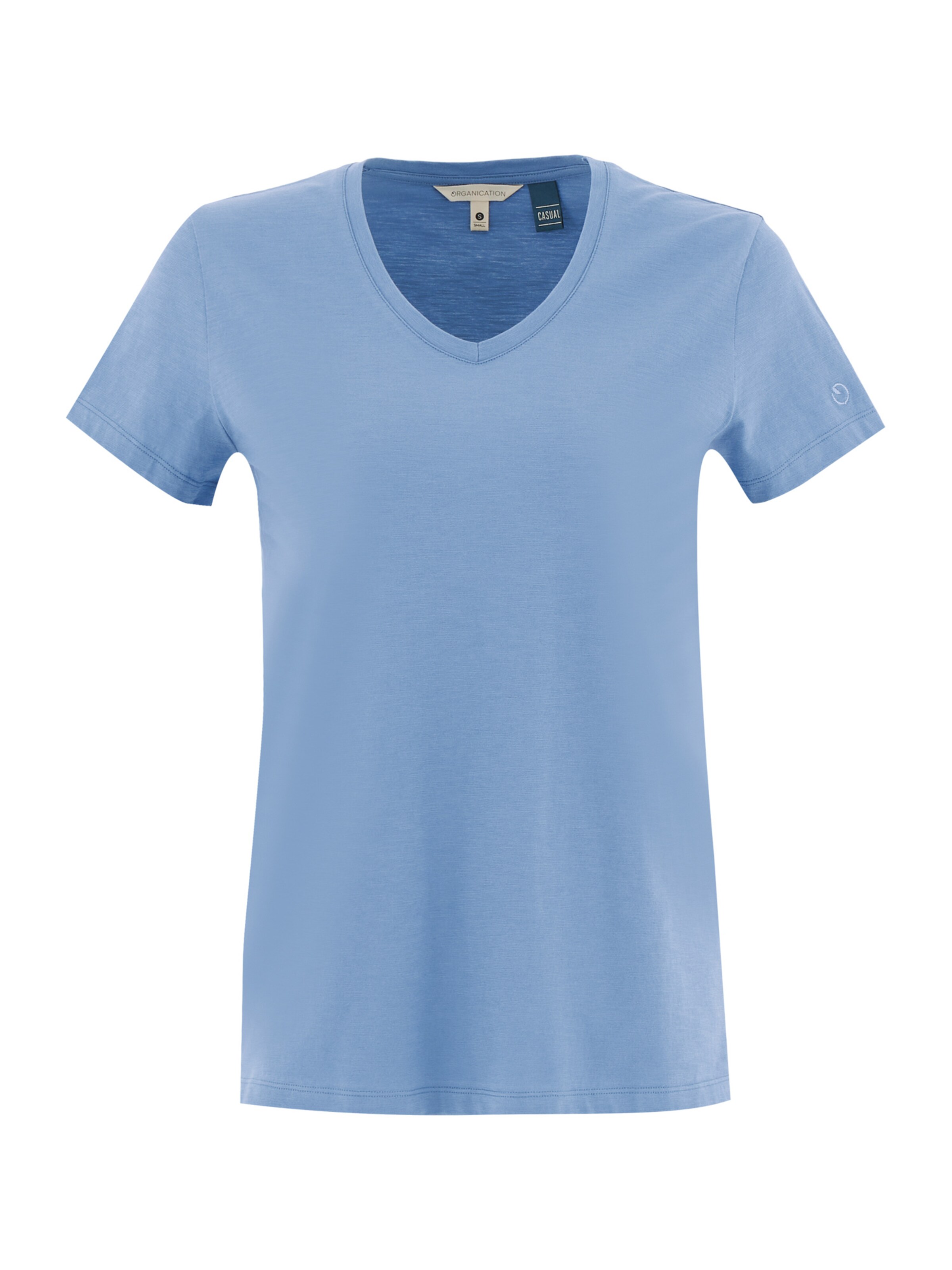 Organication Shirt in Blue: front