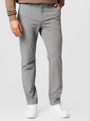 Only & Sons Regular Chino Pants 'MARKUS' in Grey: front