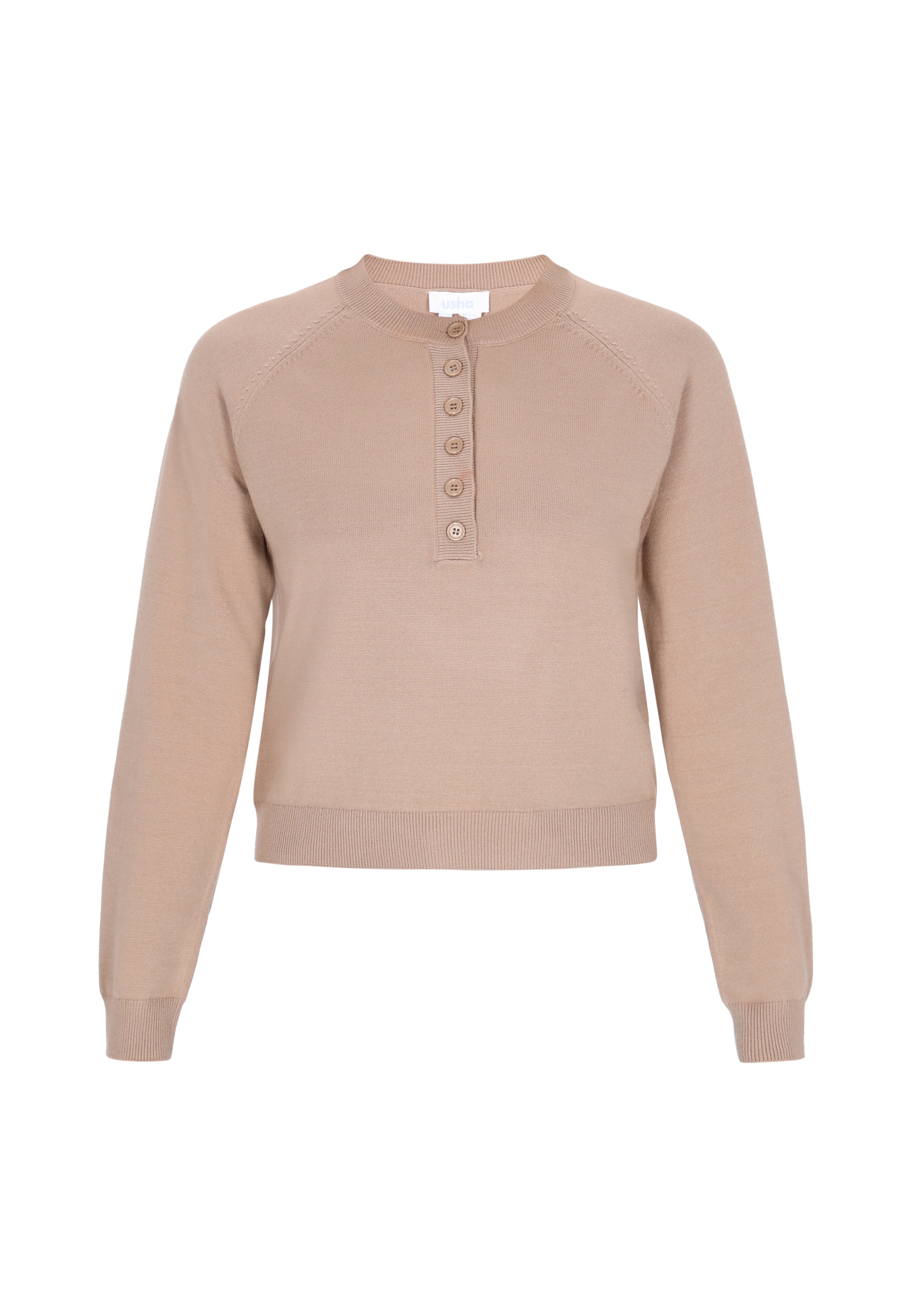 usha BLUE LABEL Kampsun, värv beež: eest vaates