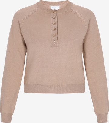 usha BLUE LABELPulover - bež boja: prednji dio