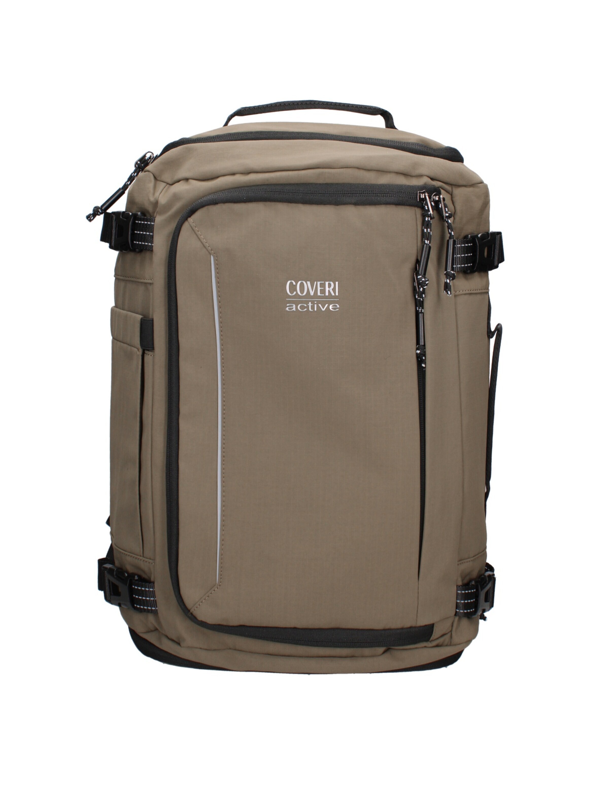 Zaino 'Zaino Coveri Active Poliestere 100% - Chiusura Zip' di Coveri Collection in verde: frontale