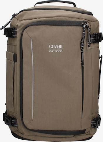 Zaino 'Zaino Coveri Active Poliestere 100% - Chiusura Zip' di Coveri Collection in verde: frontale