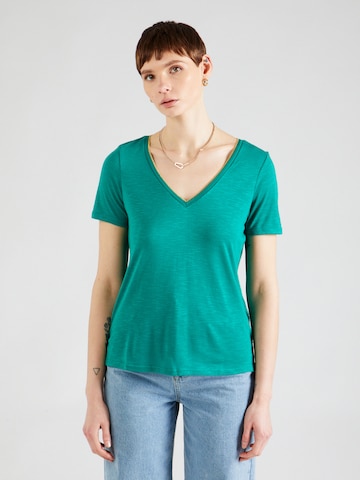 VILA T-shirt 'NOEL' i grön: framsida
