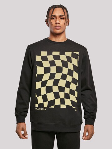 F4NT4STIC Sweatshirt in Zwart: voorkant