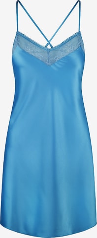 LingaDore - Camisa de noite em azul: frente