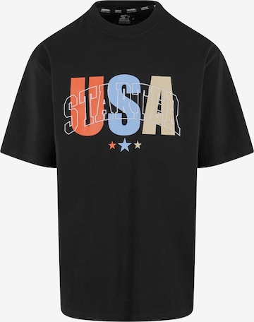 juoda Starter Black Label Marškinėliai 'USA': priekis