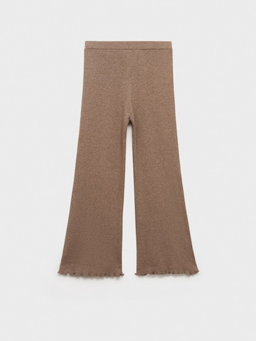 MANGO KIDS Boot cut Trousers 'LYRAP' in Brown