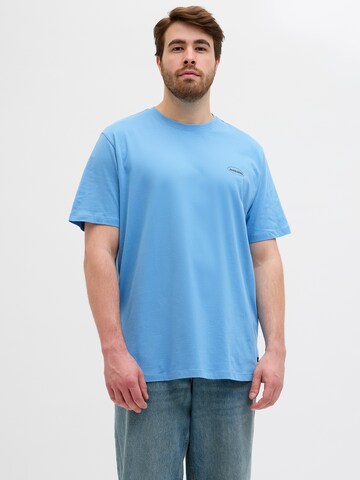Jack & Jones Plus Shirt 'JJEnoa' in Blue: front