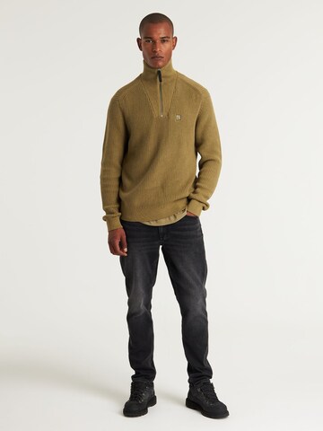 Pull-over 'Oliver' CHASIN' en vert