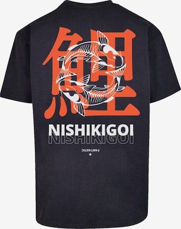 F4NT4STIC Shirt 'Nishikigoi Koi' in Blue