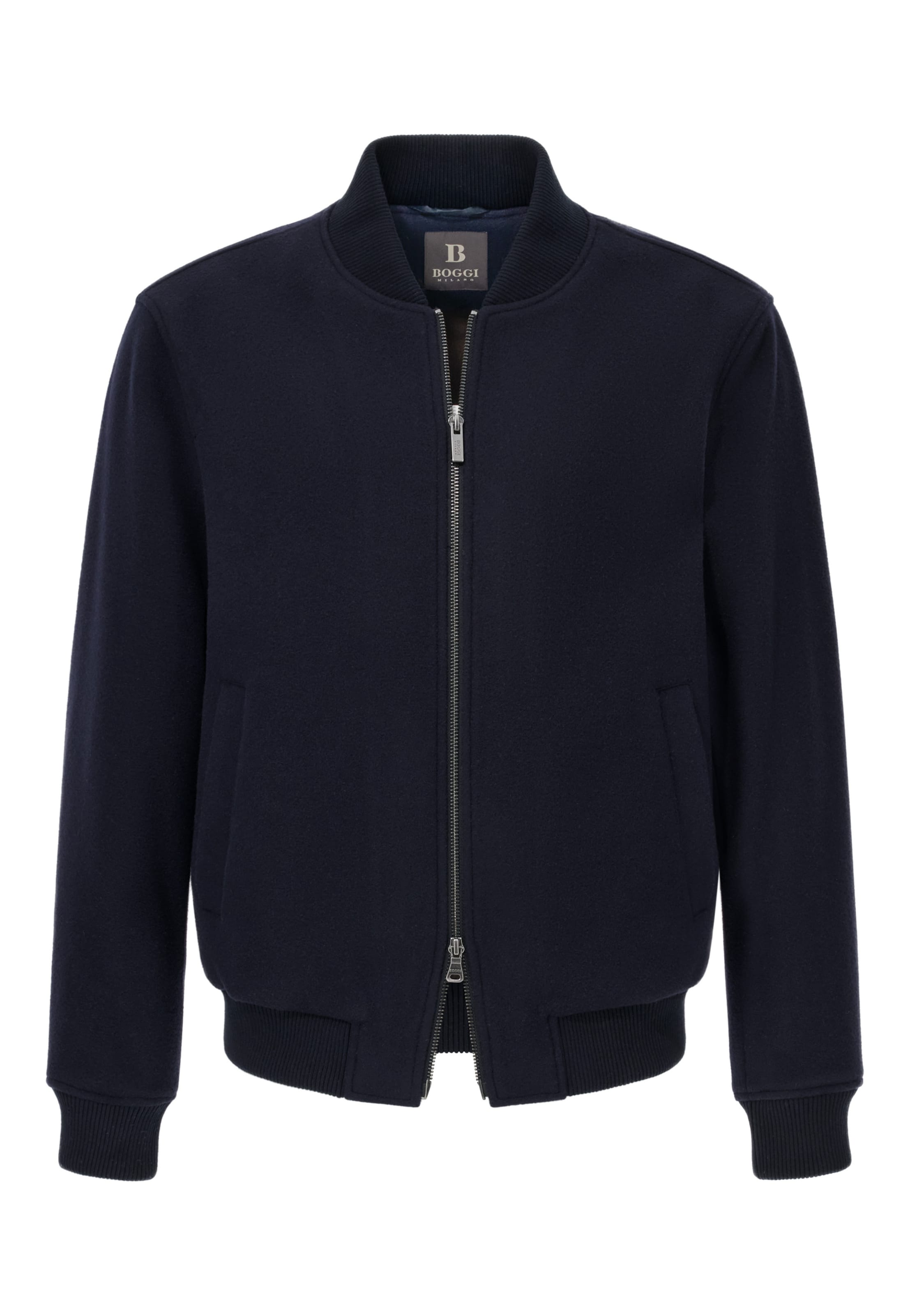 zils Boggi Milano Starpsezonu jaka: no priekšpuses