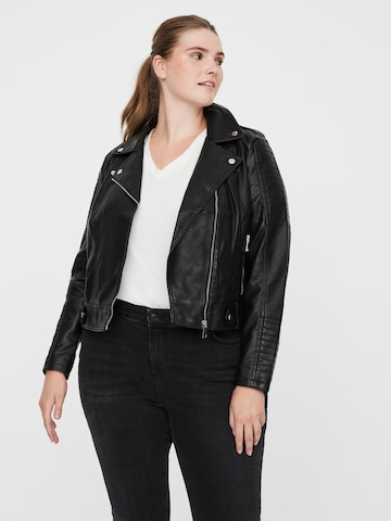 Vero Moda Curve Übergangsjacke 'Kerry' in Schwarz: predná strana