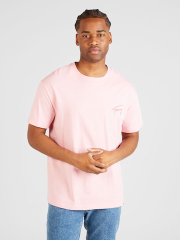 Tommy Jeans Shirt in Pink: front