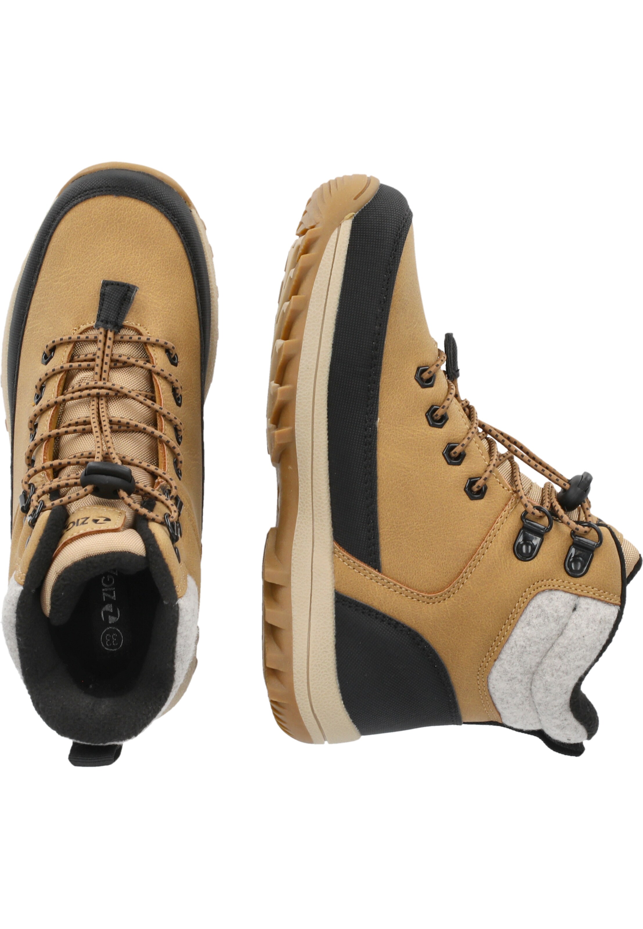 ZigZag Laarzen 'Aenaide' in Bruin