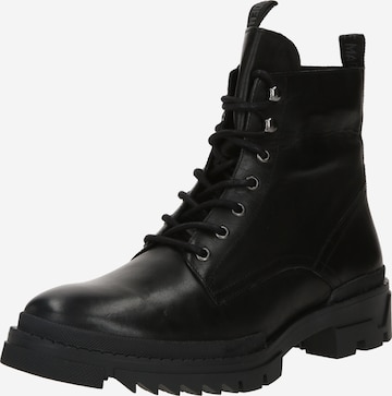 Boots stringati 'Qaiza' di STEVE MADDEN in nero: frontale