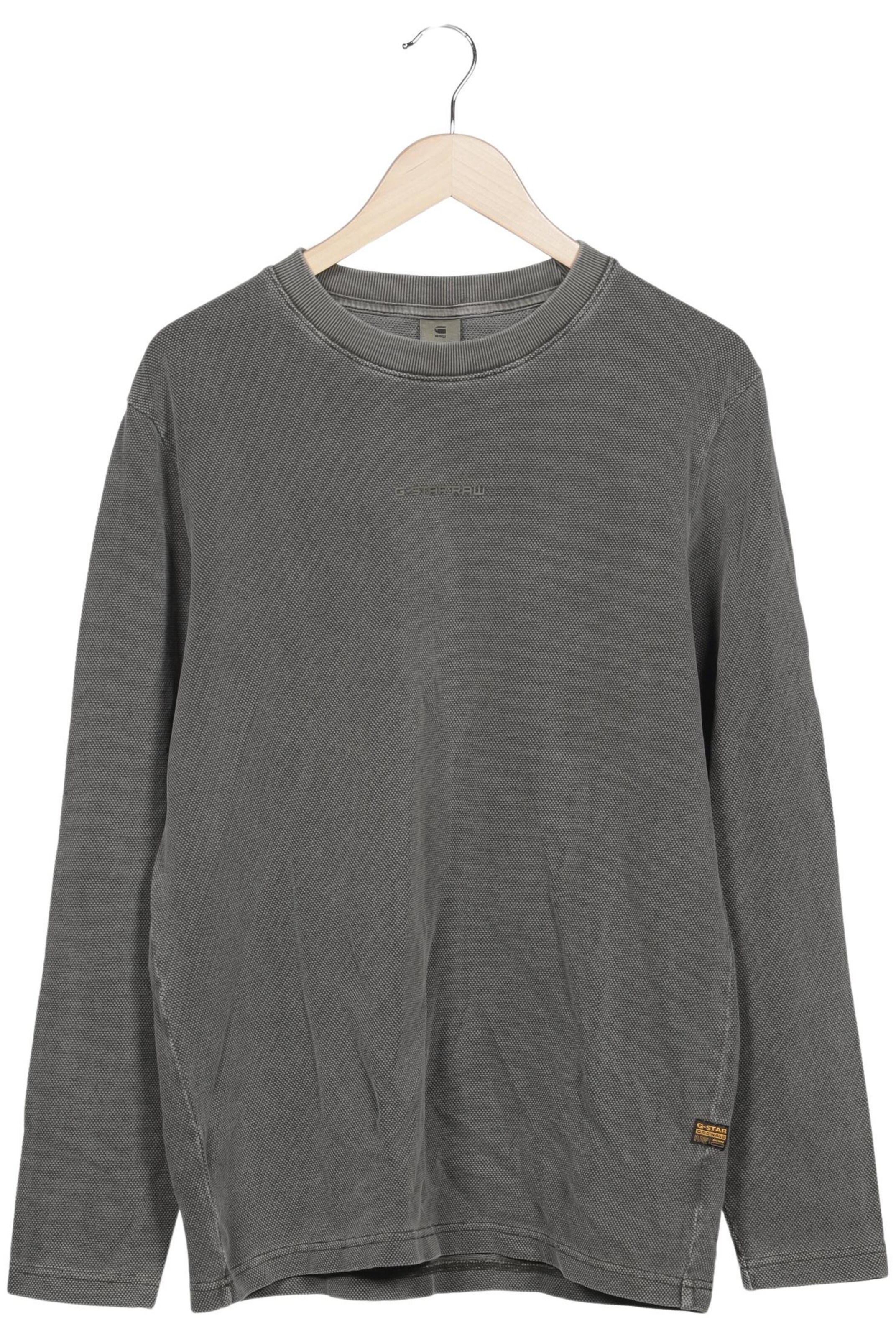 G-STAR Sweatshirt & Zip-Up Hoodie in L in Grey: front