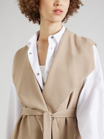 Gilet 'ALLISON' VERO MODA en beige