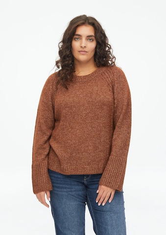 Pull-over s.Oliver CURVE en marron : devant