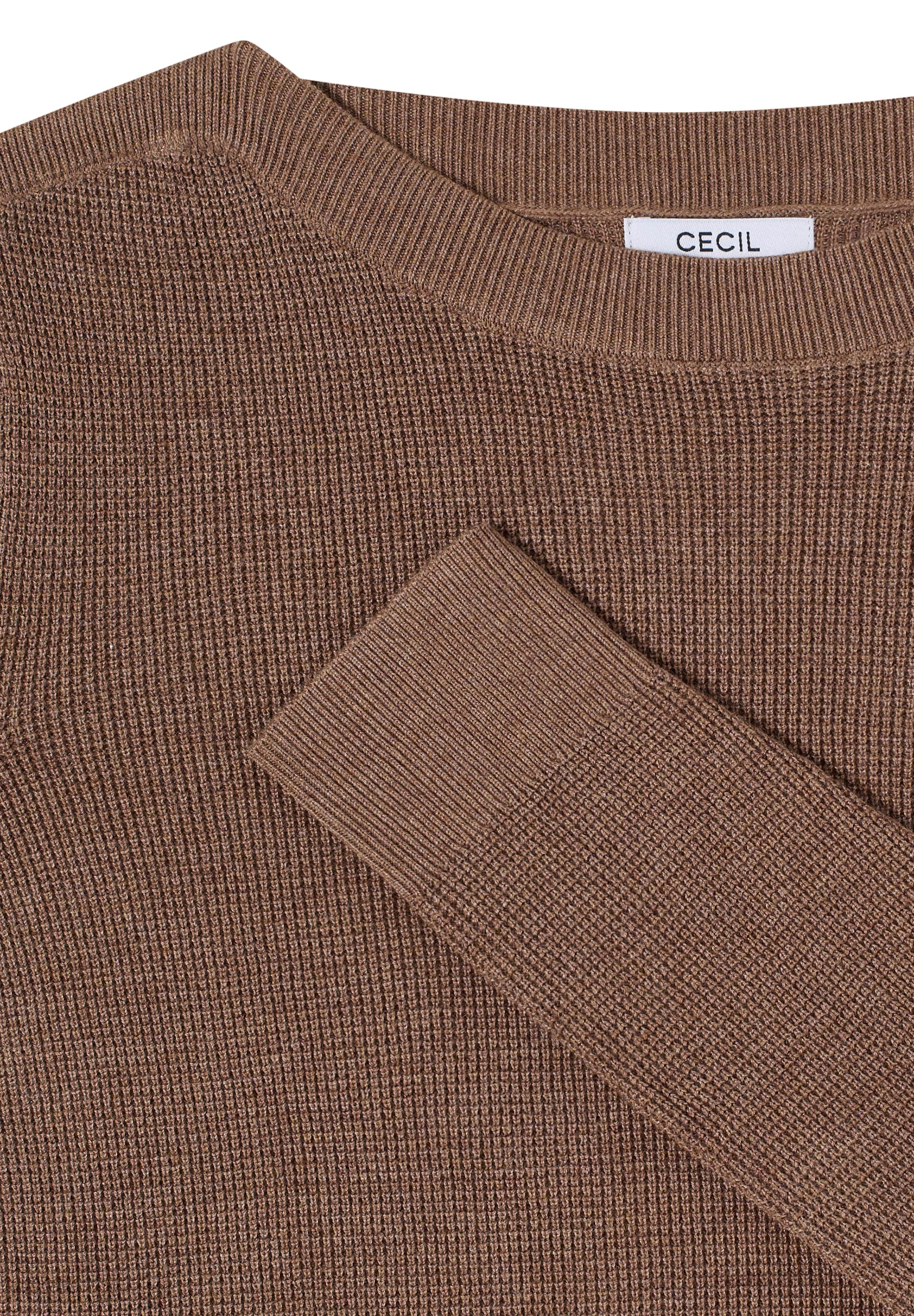 CECIL Pullover in Braun