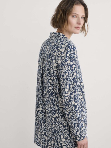 Seasalt Cornwall Blouse 'Dove Plant' in Blauw