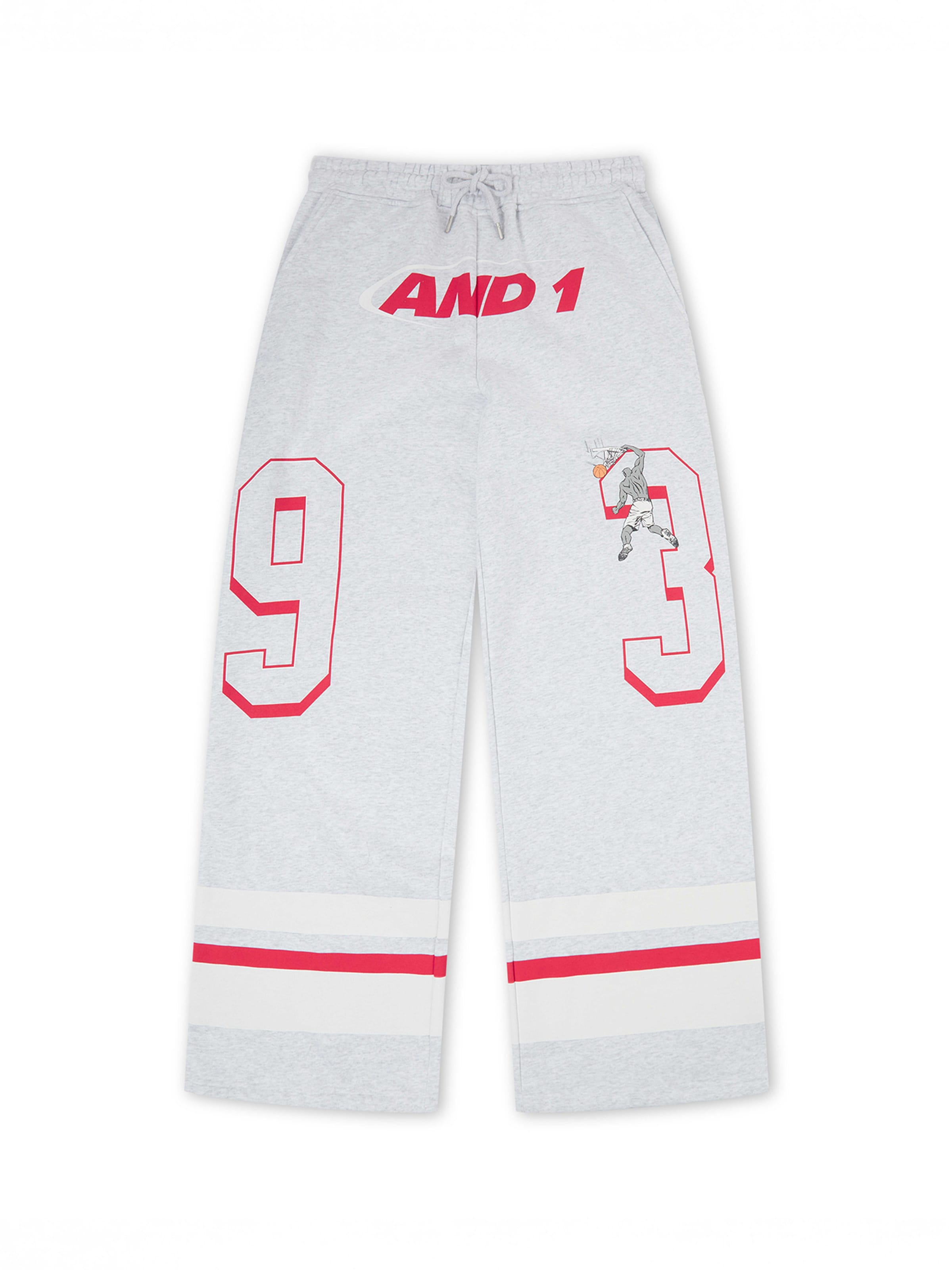 AND1 Loosefit Funkcionális nadrág - szürke: elől