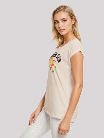 T-shirt 'Soccer Club Sport Fan Artwork' F4NT4STIC en beige