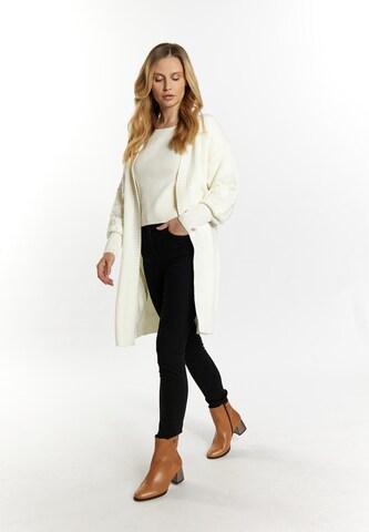 Usha Knit cardigan in White