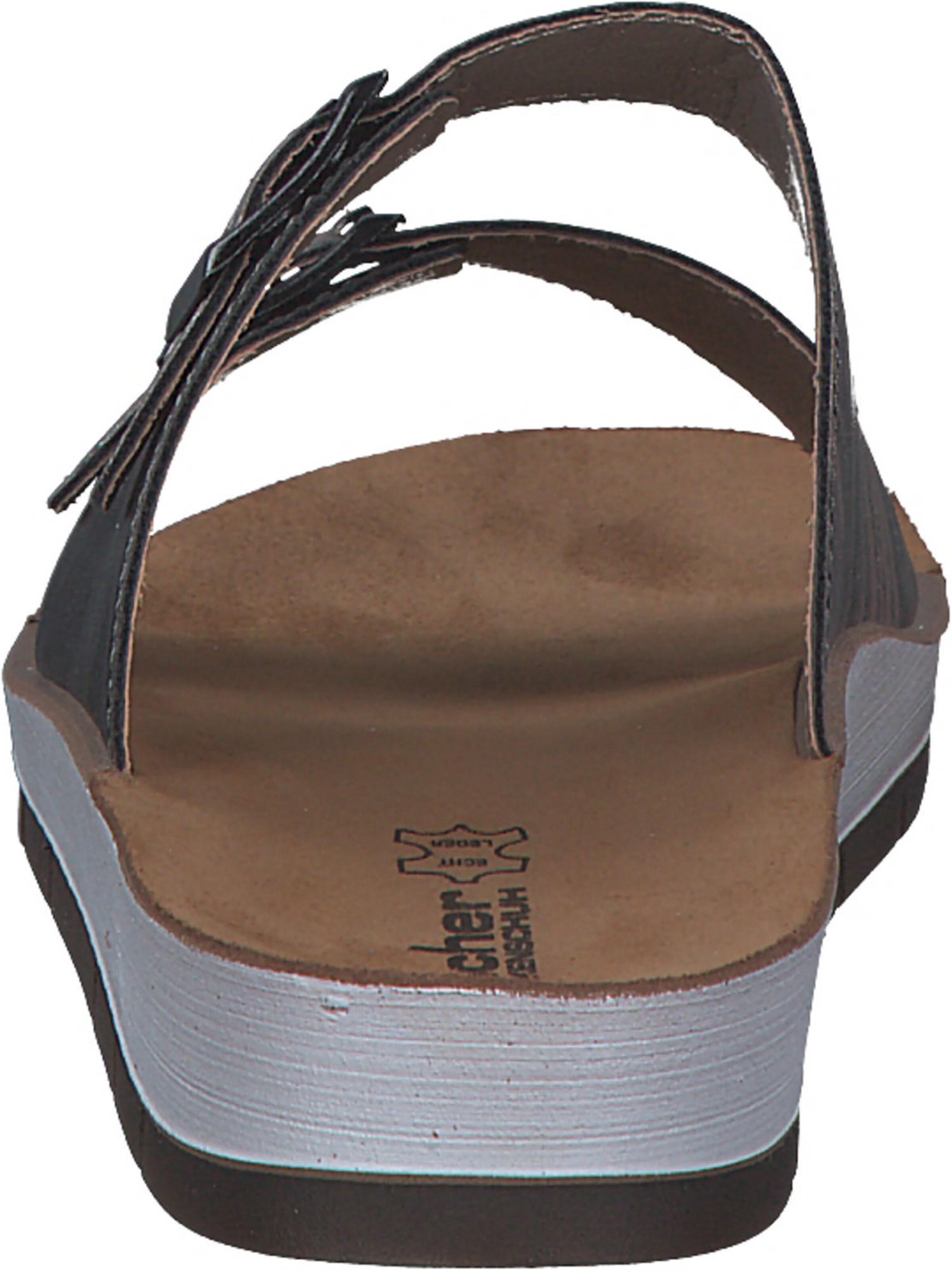 FISCHER Pantolette in Schwarz