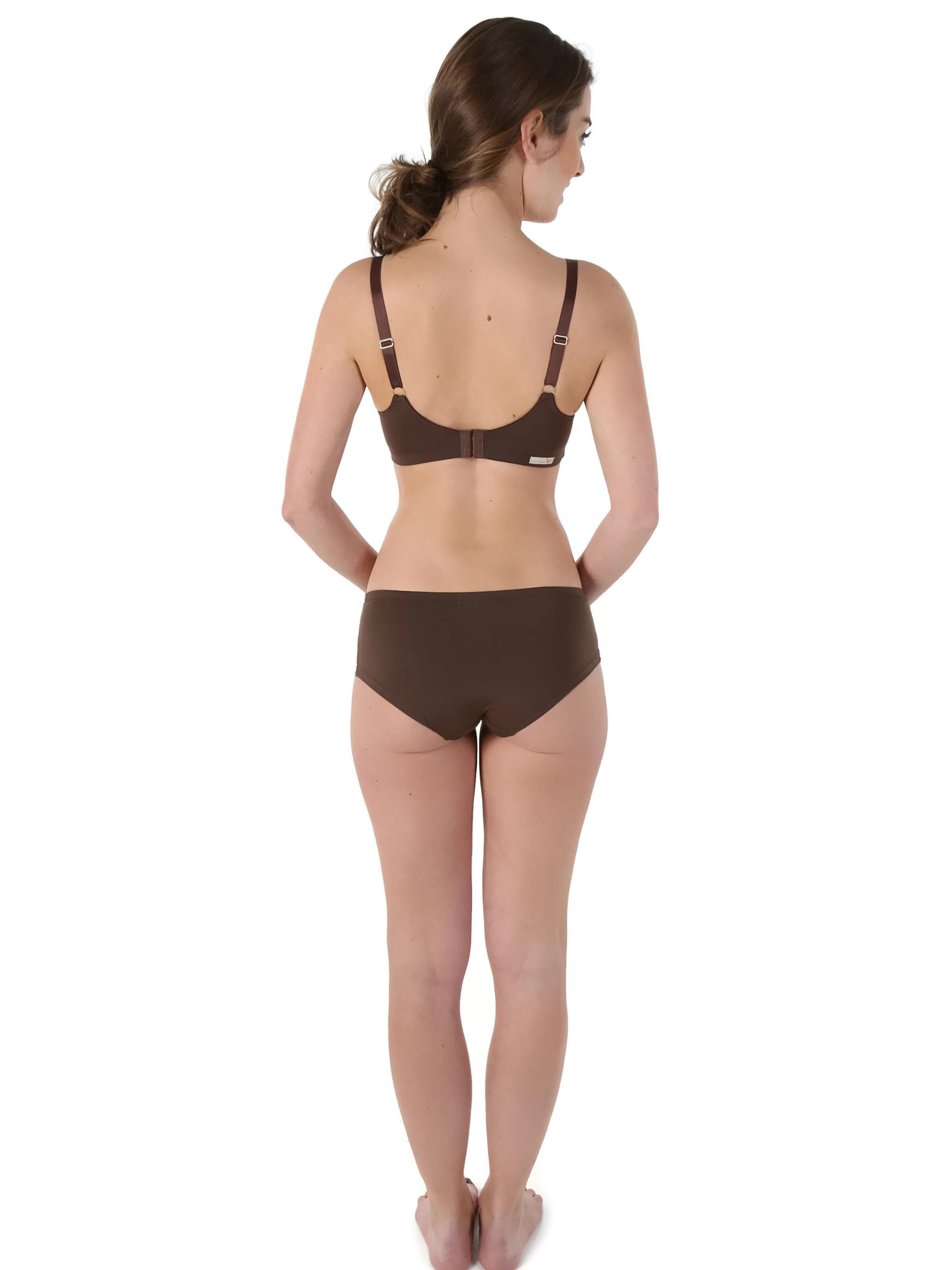 petit amour Balconette Nursing Bra 'ELLA' in Brown