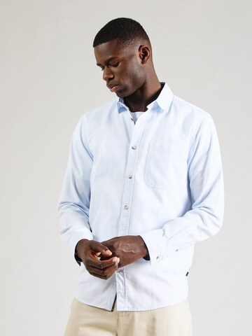 TOM TAILOR Regular Fit Hemd in Blau: Vorderseite
