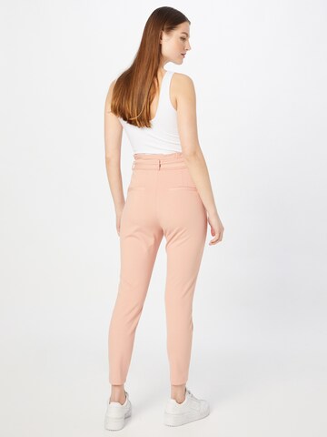 VERO MODA Slimfit Veckad byxa 'EVA' i rosa