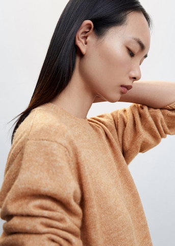 MANGO Pullover 'Sensei' in Braun