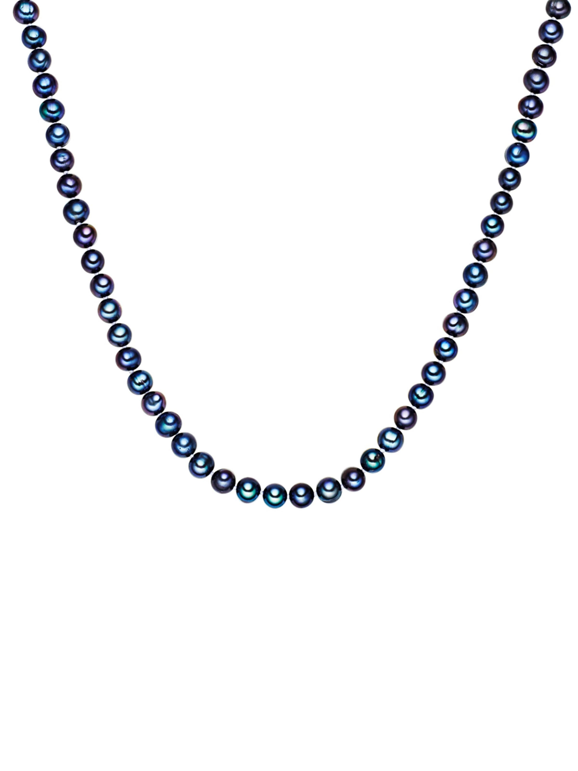 Collana di Lulu & Jane in blu: frontale