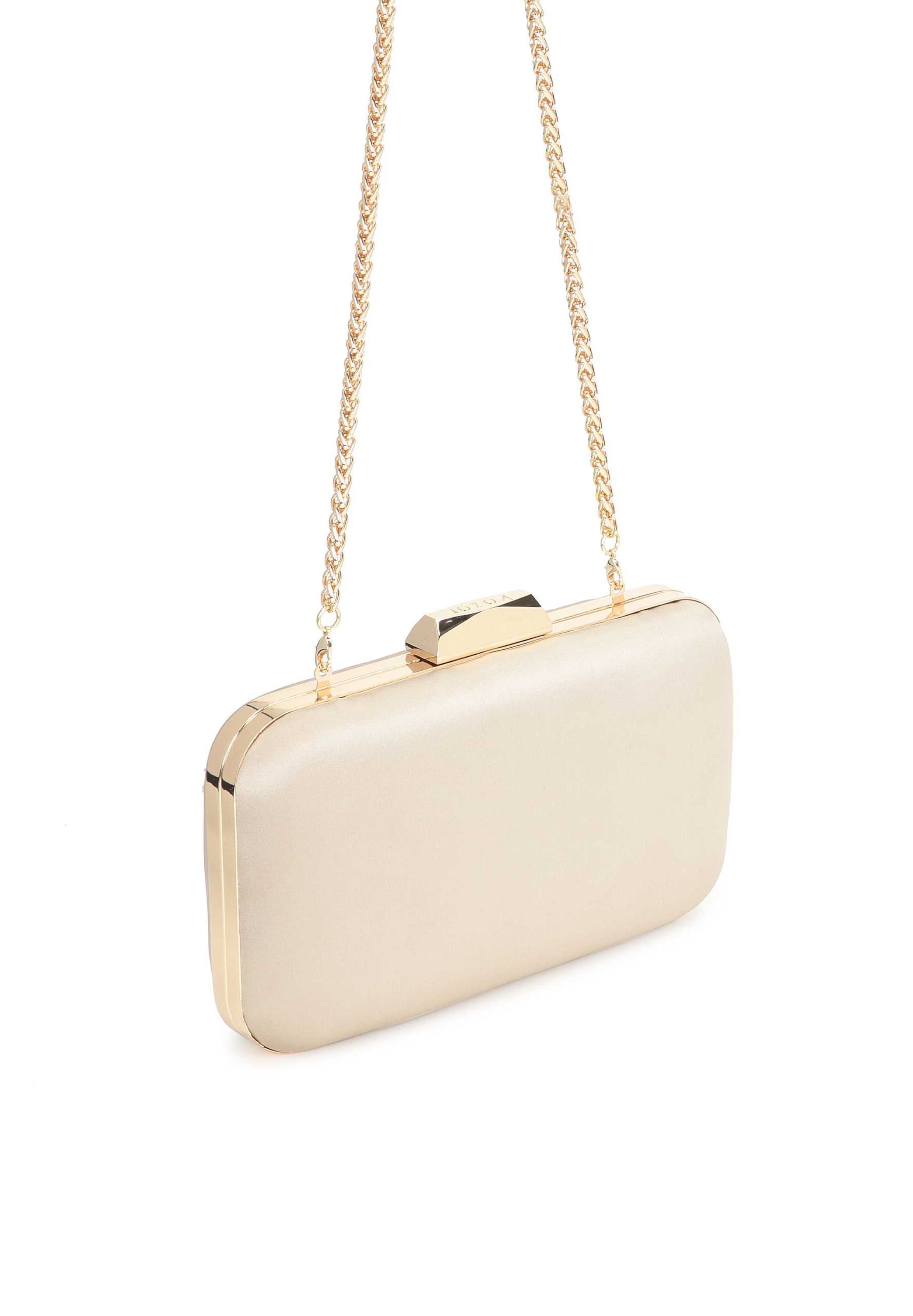 Kazar Clutch in Beige