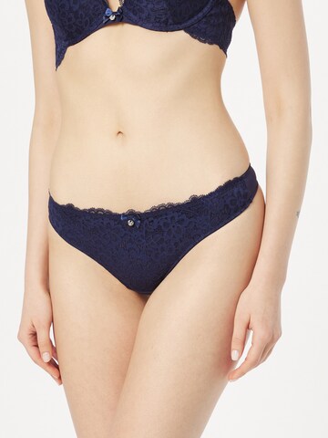 Hunkemöller String 'Marine' in Blauw: voorkant