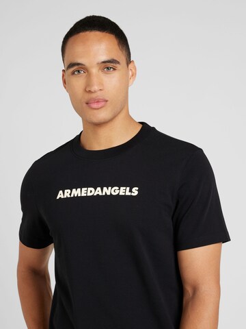 ARMEDANGELS Koszulka 'TAALU' w kolorze czarny