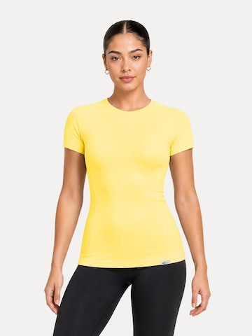 T-shirt ' Lyana ' Smilodox en jaune : devant