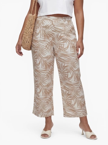 Wide Leg Pantalon à pince 'CAREMMIA-SIESTA' ONLY Carmakoma en blanc : devant