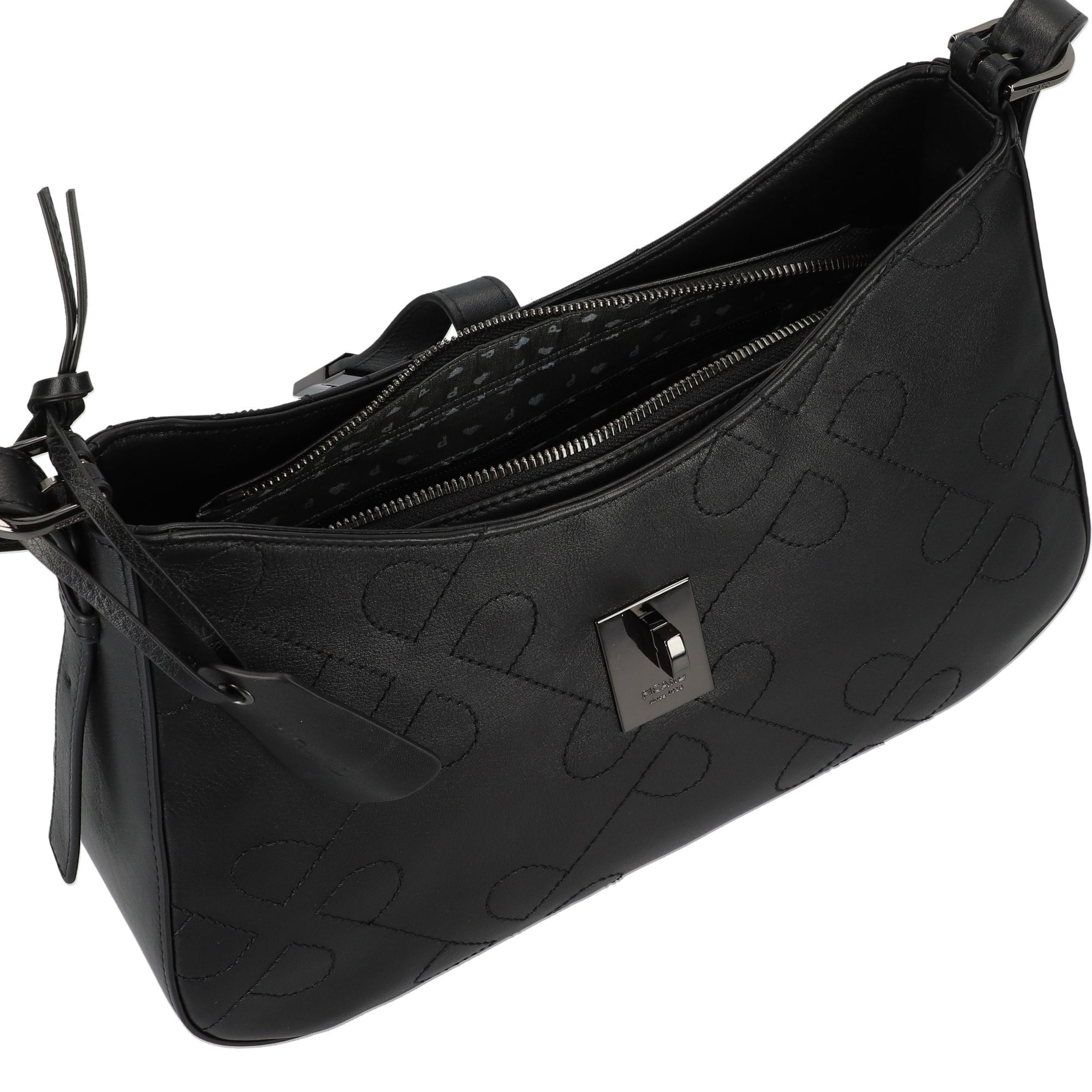 Picard Schultertasche 'Liberty' in Schwarz