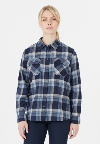 Whistler Regular fit Button Up Shirt 'Christer' in Blue: front