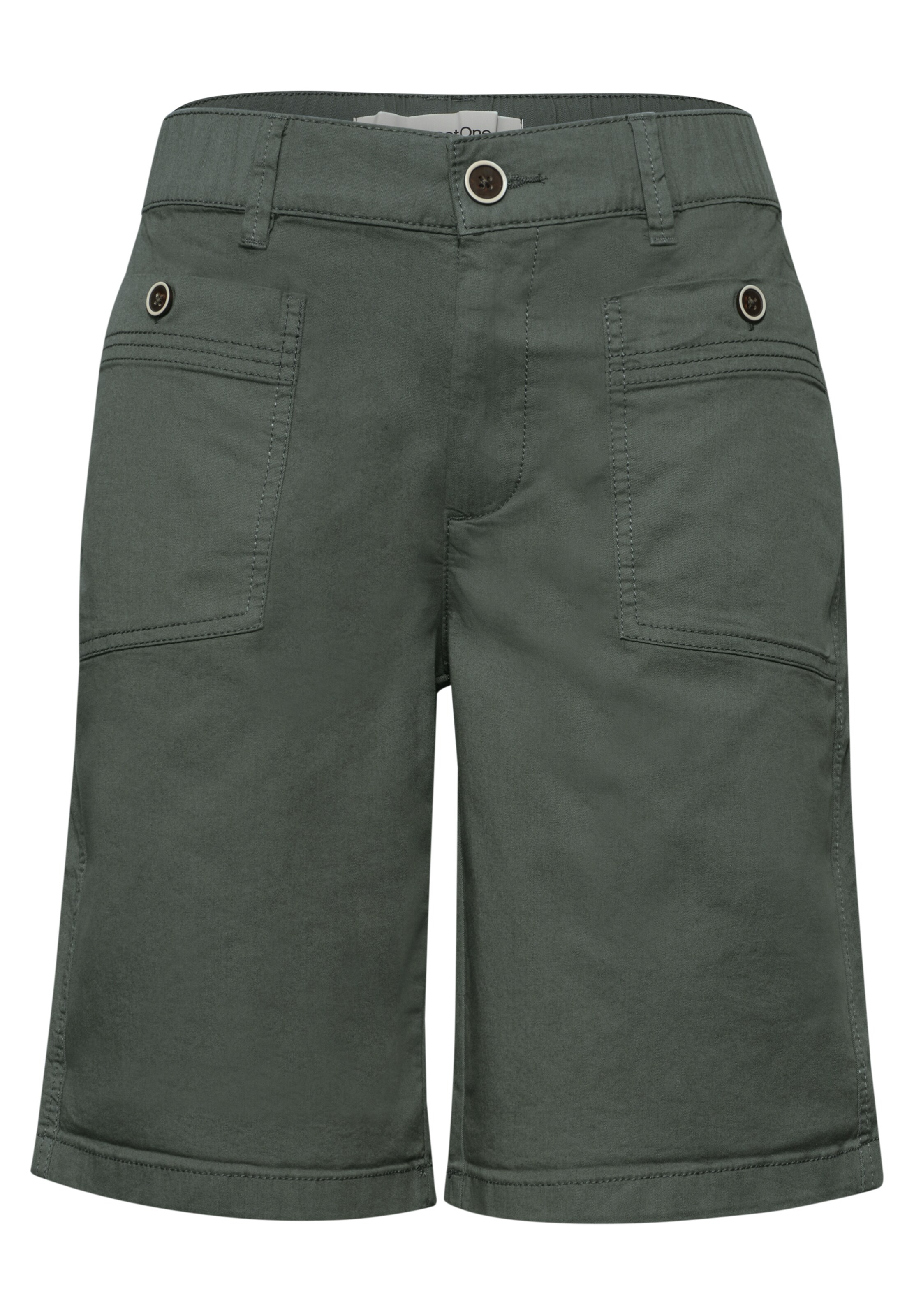 STREET ONE Shorts in Grün: Vorderseite