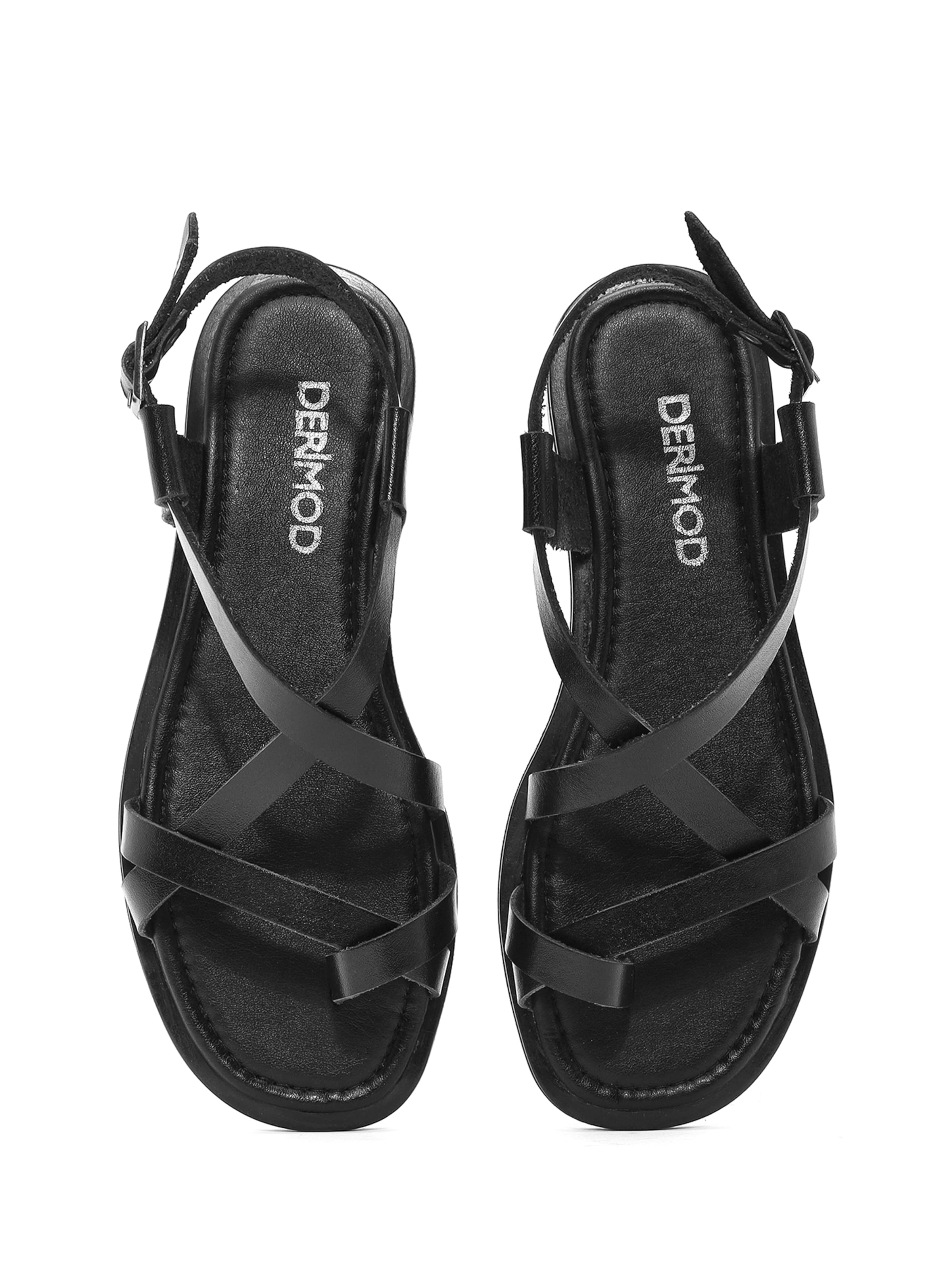 Flip-flops de la Derimod pe negru