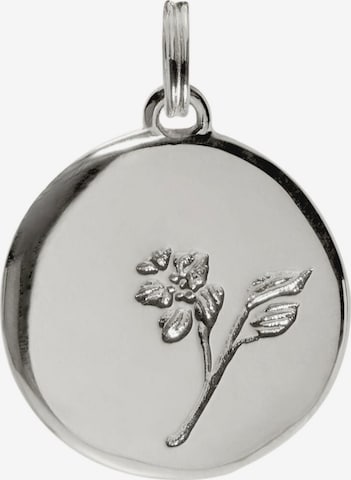 Pendentif 'Lilie' Stilnest en argent : devant