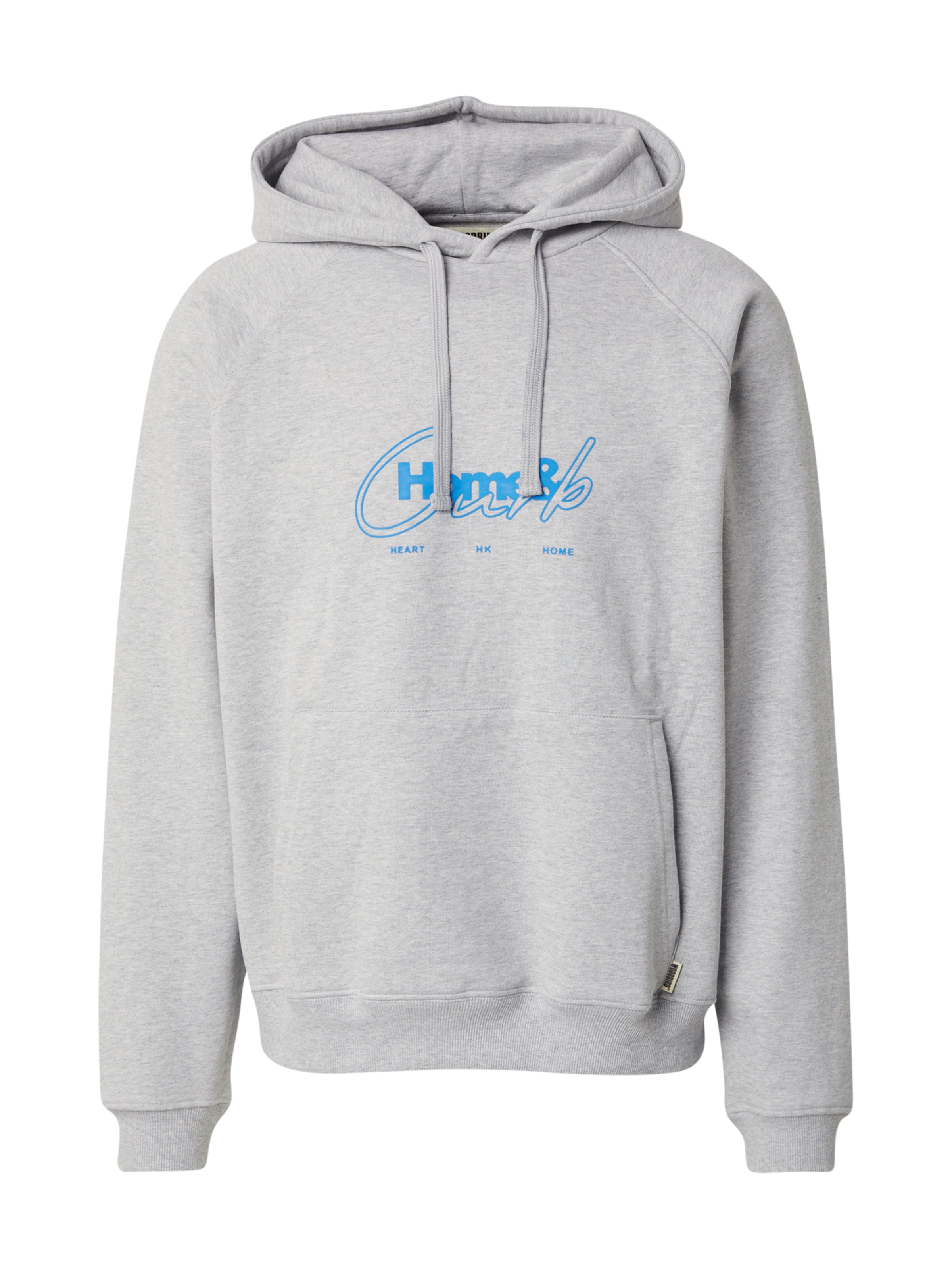 Woodbird Sweatshirt 'Paw Curb' i grå: forside