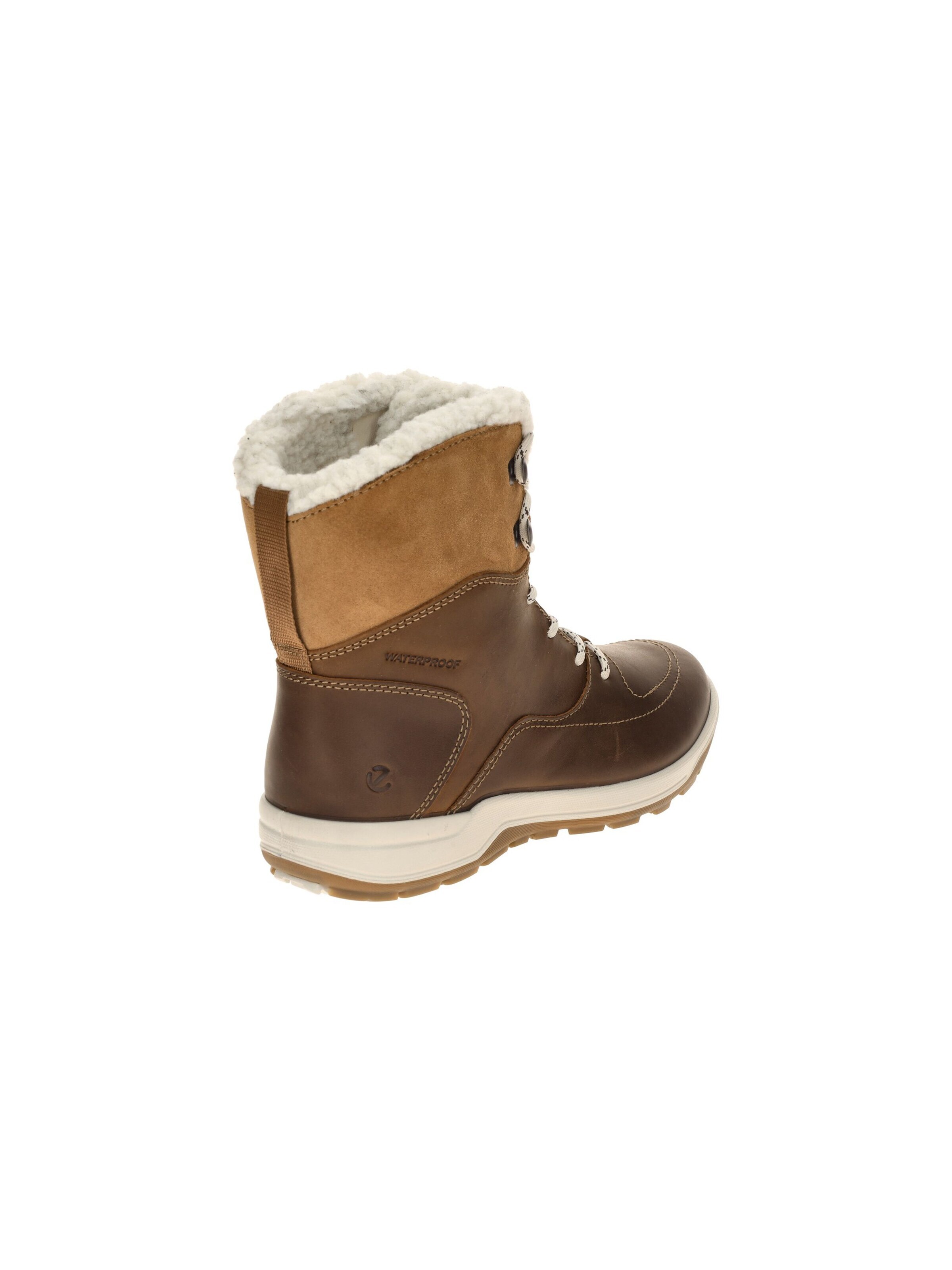 ECCO Boots 'Ecco Trace Stiefel Winter Schnür Boots braun camel Warmfutter'‌‌‌‌ in Braun