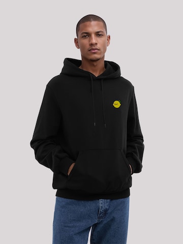 Sweat-shirt 'Lemon Cute Face' F4NT4STIC en noir : devant