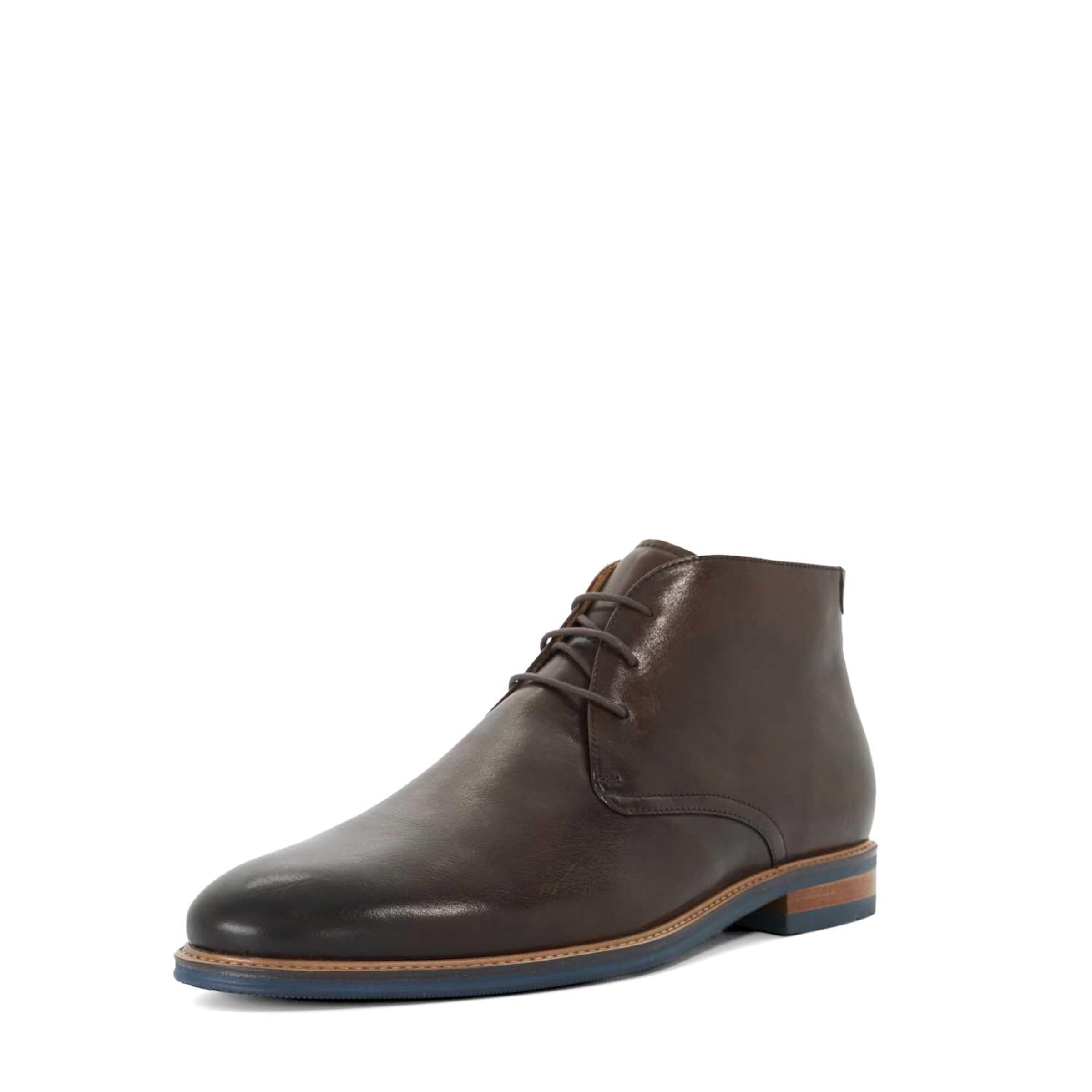 Dune LONDON Chukka Boots ' MILLERS ' in Bruin: voorkant