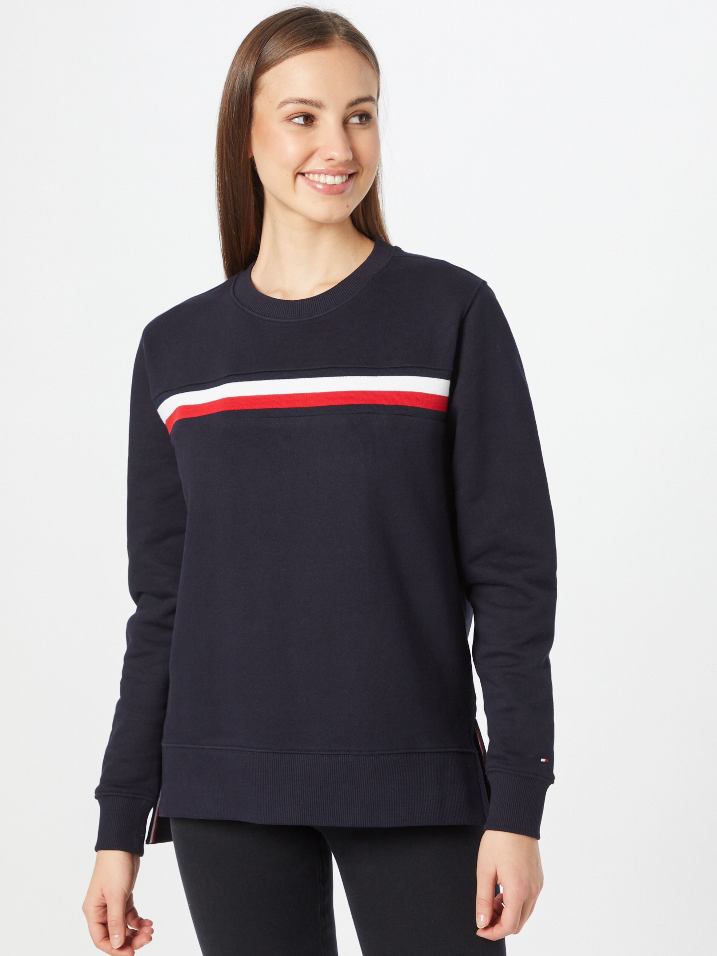 Tommy Hilfiger dames hoodie HERITAGE HILFIGER HOODIE LS WW0WW31998 Kopen  bij Voorwinden.nl